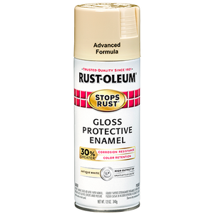 Rust Oleum Stops Rust Advanced Protective Enamel Spray Paint (Gloss Almond, 12 oz)