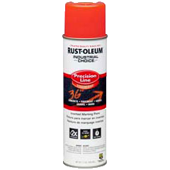 Rust-Oleum M1600 System SB Precision Line Marking Paint 17 oz Fluorescent Red (17 Oz, Fluorescent Red)