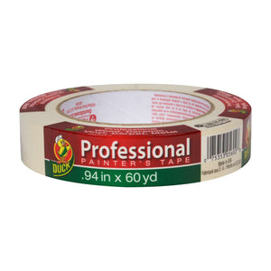 Duck® Brand Professional Painter's Tape - Beige, .94 in. x 60 yd. (.94" x 60 yard, Beige)