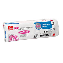 Owens Corning R-19 EcoTouch® Pink® Fiberglas™ Insulation with PureFiber® (Pack of 5)