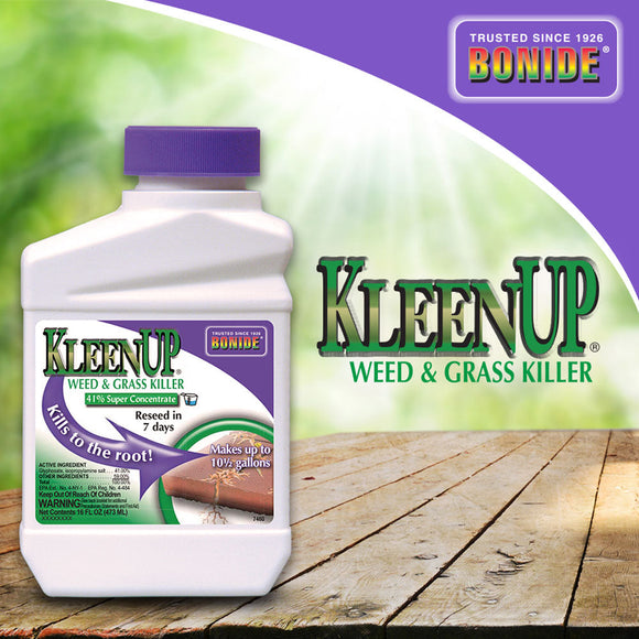 KleenUp® 41% Weed & Grass Killer Conc (32 Oz)