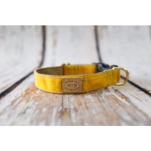 Finnegan's Cloth Collar Yellow Waxed (Small)