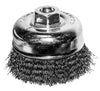 Century Drill And Tool Cup Brush Coarse Crimped 4″ Size 5/8 X 11 Arbor Safe Rpm 10,000