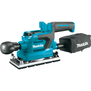 Makita 18V LXT® Lithium‑Ion Brushless Cordless 1/3 Sheet Finishing Sander, AWS® Capable, Tool Only (18V LXT - 1/3 Sheet)