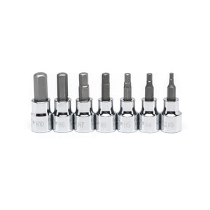 Crescent 7 Pc. 3/8" Drive Hex Bit Metric Socket Set