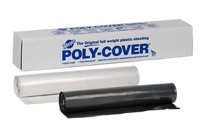 Warp Brothers Poly-Cover® Genuine Plastic Sheeting 10ft. X 25ft. 3 ML