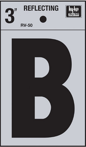 Hy-ko Products Reflective Vinyl Letter B (3")