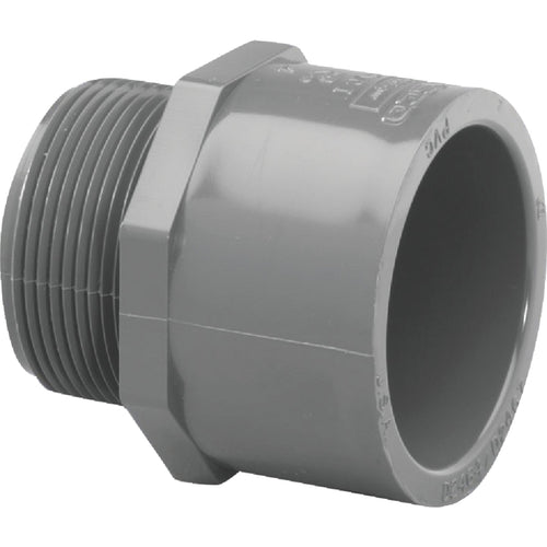 Charlotte Pipe 1-1/2 In. Schedule 80 Male PVC Adapter