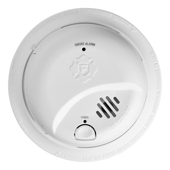 First Alert SMI100 Battery-Operated Smoke Alarm (1.9 in H x 5.4 in L x 5.4 in W)