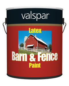 Valspar® Latex Barn & Fence Paint 1 Gallon Gloss Red (1 Gallon, Gloss Red)