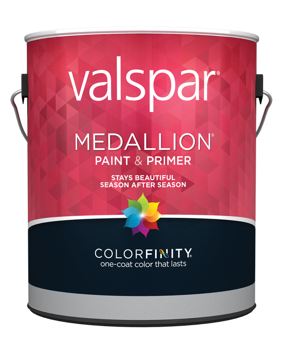 Valspar Medallion® Exterior Paint & Primer 1 Gallon Semi Gloss White