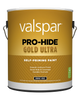 Valspar® Pro-Hide® Gold Ultra Interior Self-Priming Paint Flat 1 Gallon Tint White