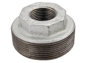 Worldwide Sourcing 35-3/4X1/2G Galvanized Pipe Malleable Bushing (3/4" x 1/2")