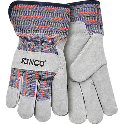 Kinco Kids' Suede Leather Palm with Safety Cuff