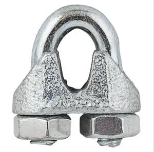 National Hardware Wire Cable Clamp (3/16", Zinc Plated Bulk)