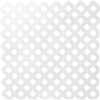 Dimensions 4 Ft. W x 8 Ft. L x 3/16 In. Thick White Vinyl Privacy Lattice Panel