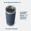YETI Rambler 20 Oz. Tumbler With Magslider™ Lid