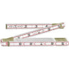Red End Engineer's Folding Rule, Wood, 5/8-In. x 6-Ft.