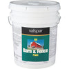 Valspar Oil Paint & Primer In One Low Sheen Barn & Fence Paint, White, 5 Gal.