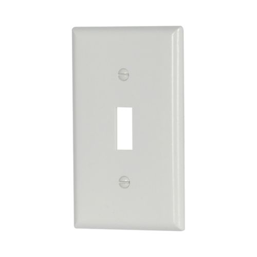 Eaton Wiring Devices Single Gang Toggle Wallplate