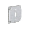 Hubbell Raco Square Exposed Work Cover 1-Toggle Switch