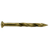 MonsterFastener Brass Plated Steel Carpet Trim Brad Head Nails