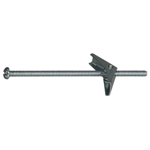 MonsterFastener Zinc Plated Steel Slotted Round Head Toggle Bolts