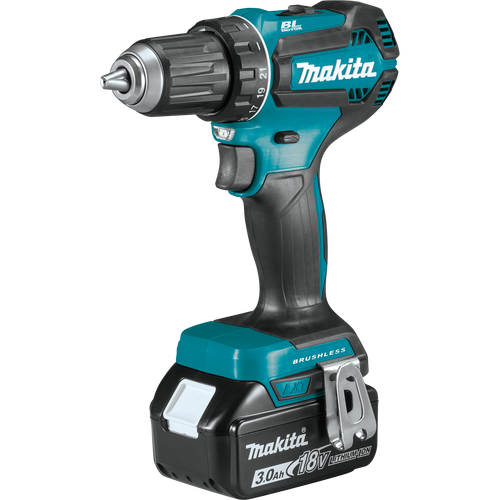 Makita 18V LXT® Lithium‑Ion Brushless Cordless 1/2 Driver‑Drill Kit (3.0Ah)