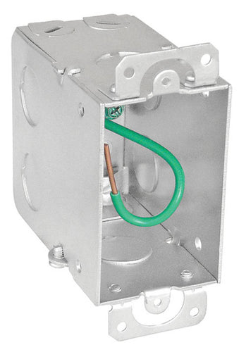 Southwire 3 X 2 Switch Box, 3-1/2 Deep - Gangable, W/ Romex Clamps