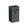 Leviton 50 Amp Thermoplastic Power Single Outlet/Receptacle, Black