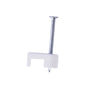 Gardner Bender 3/16 in (5 mm) Polyethylene Staple Secures Low Voltage/Bell/Speaker Wire Zinc Plated for Wood App White