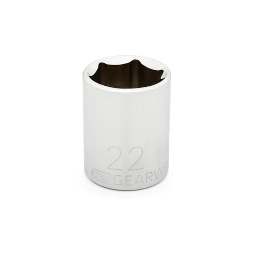 GearWrench 1/2 Drive 6 Point Standard Metric Socket 22mm