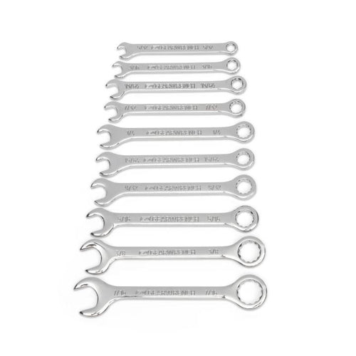 GearWrench 10 Piece SAE Midget Combination Wrench Set