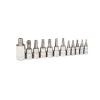 GearWrench 12 Piece 1/4, 3/8 & 1/2 Drive Tamper Proof Torx® Bit Socket Set
