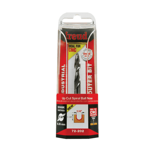 Freud Up Cut Spiral Ball Nose