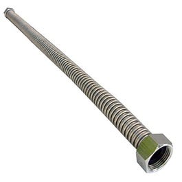 Magna Flex Water Softener Connector, Stainless Steel, 3/4 x 1 x 24-In.