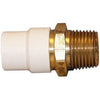 CPVC Transition Pipe Adapter, Lead-Free Brass, 3/4-In. FPT