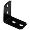 Corner Brace, Black Steel, 4.9-In.