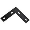 Corner Brace, Black Steel, 6.5-In.