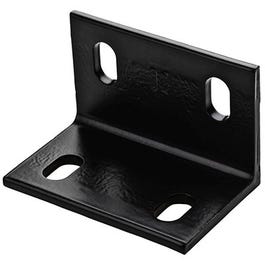 Corner Brace, Black Steel, 4.6-In.