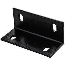 Corner Brace, Black Steel, 6.6-In.