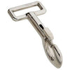 Bolt Snap, Loop Fixed Eye, Nickel, 1 x 3-1/8-In.