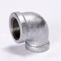 LDR Industries Galvanized Iron Pipe Fittings Elbows Reducers 1/2 in. x 3/8 in.