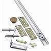 Folding Door Hardware Set, White, 36-In.