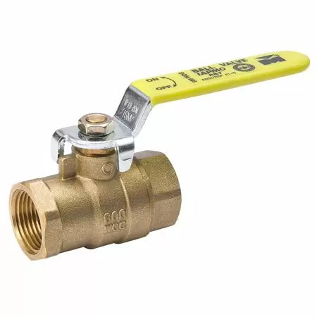 B & K Industries Series 7690T Brass Ball Valve Premium | Full Port 1-1/4”