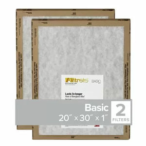 Filtrete™ Basic Air Filters 20" x 30" x 1" (20" x 30" x 1")