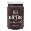 Front Door Paint, Sincere Dark Brown Satin, 1-Qt.