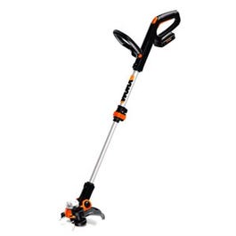 Cordless String Trimmer & Wheeled Edger, Two 20-Volt Batteries, 12-In.