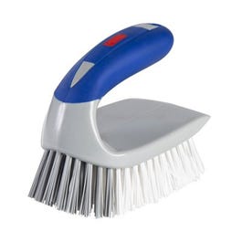 2-in-1 Iron Scrub Brush With Detail Tool