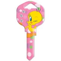 Hy-ko Products  Tweety Bird with Bling Key Blank (Pack of 5)